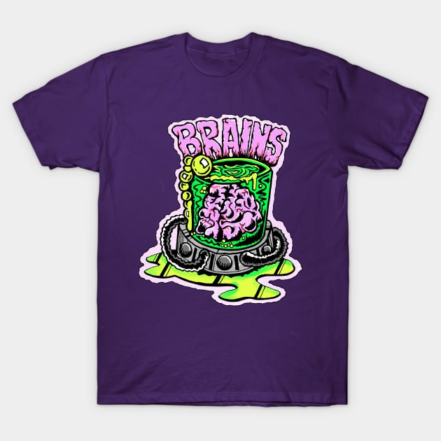 Brain Jar T-Shirt by PungentBasementArt